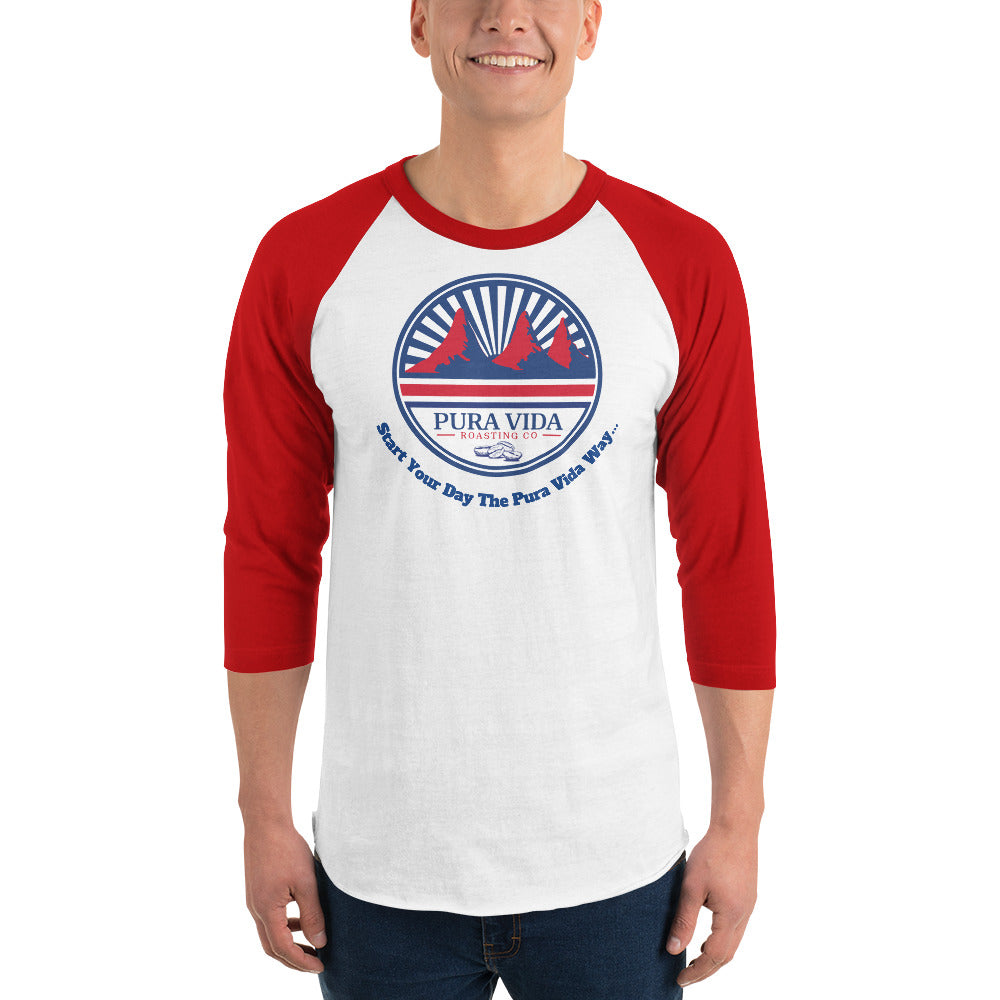 3/4 sleeve PVRC raglan shirt