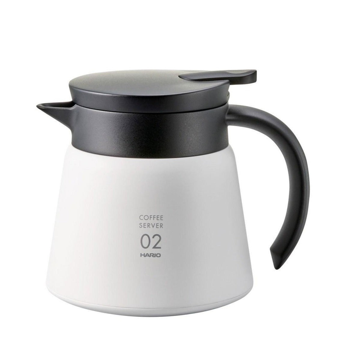 Hario V60 Vacuum Insulated Metal Server 02 - White