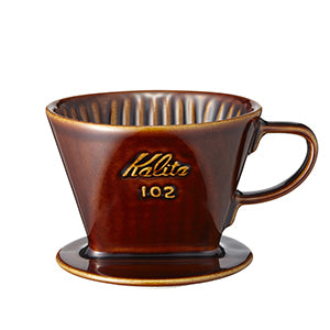 Kalita Style 102 Ceramic Coffee Dripper - Brown